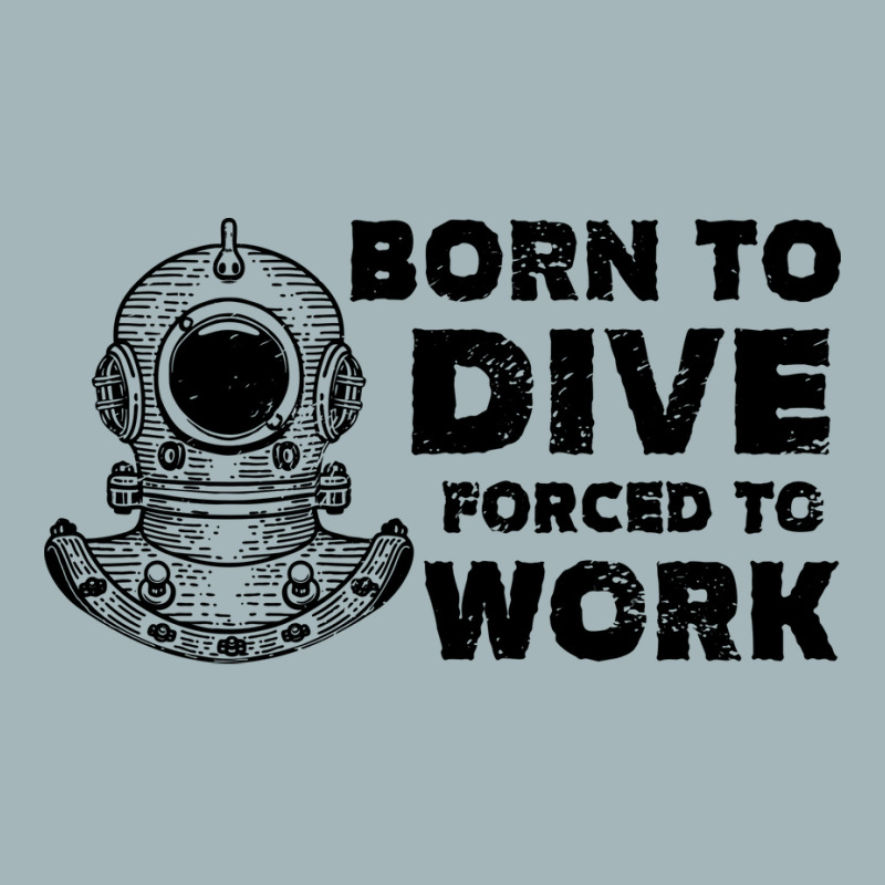 Born To Dive Forced To Work Nostalgia Unisex Sherpa-lined Denim Jacket | Artistshot