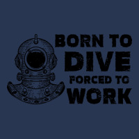 Born To Dive Forced To Work Nostalgia Men Denim Jacket | Artistshot