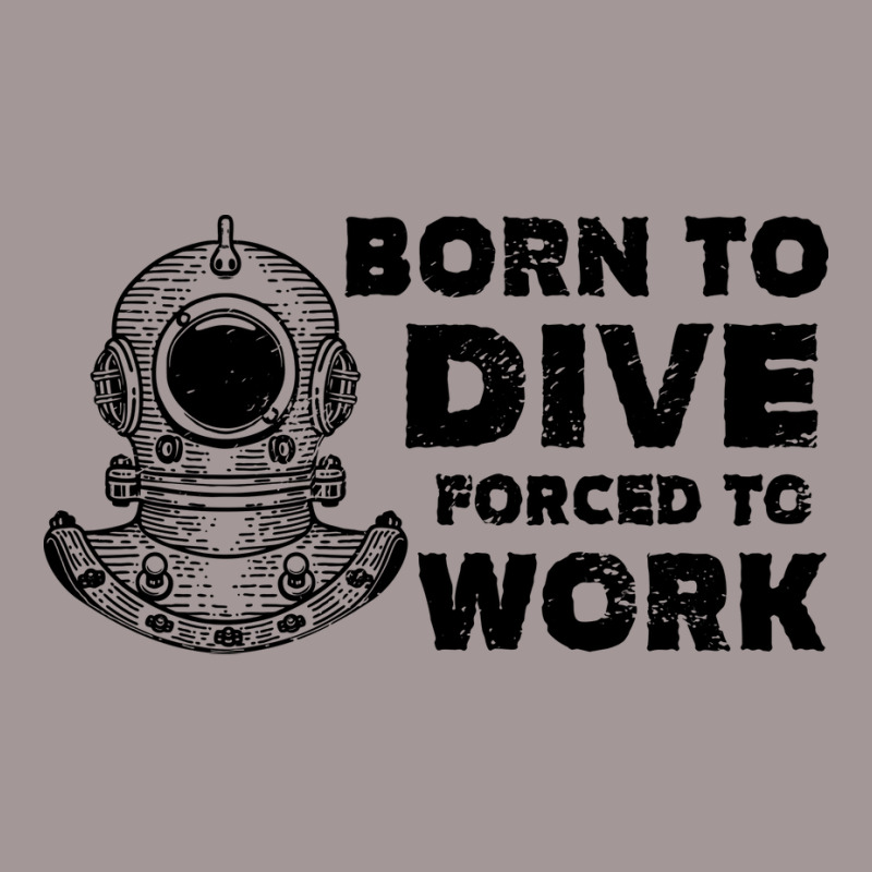 Born To Dive Forced To Work Nostalgia Vintage Hoodie | Artistshot