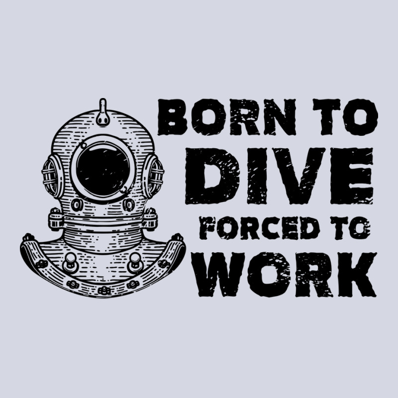 Born To Dive Forced To Work Nostalgia Fleece Short | Artistshot