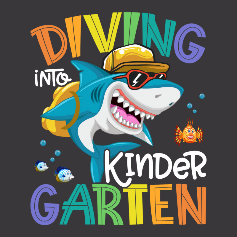 Diving Into Kindergarten Shark Backpack Back To Sc Ladies Curvy T-Shirt by civileromeah | Artistshot