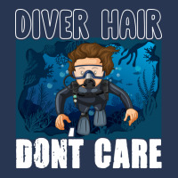 Diver Hair Dont Care Scuba Diving Diver Girl Ladies Denim Jacket | Artistshot