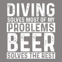 Diving Diving Solves Most Of My Problems Beer Solv Adjustable Cap | Artistshot