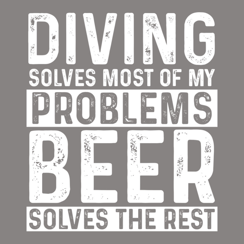 Diving Diving Solves Most Of My Problems Beer Solv Adjustable Cap by fijavznadab3 | Artistshot