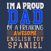 Im A Proud Dad Of A Freaking Awesome English Toy S Men Denim Jacket | Artistshot