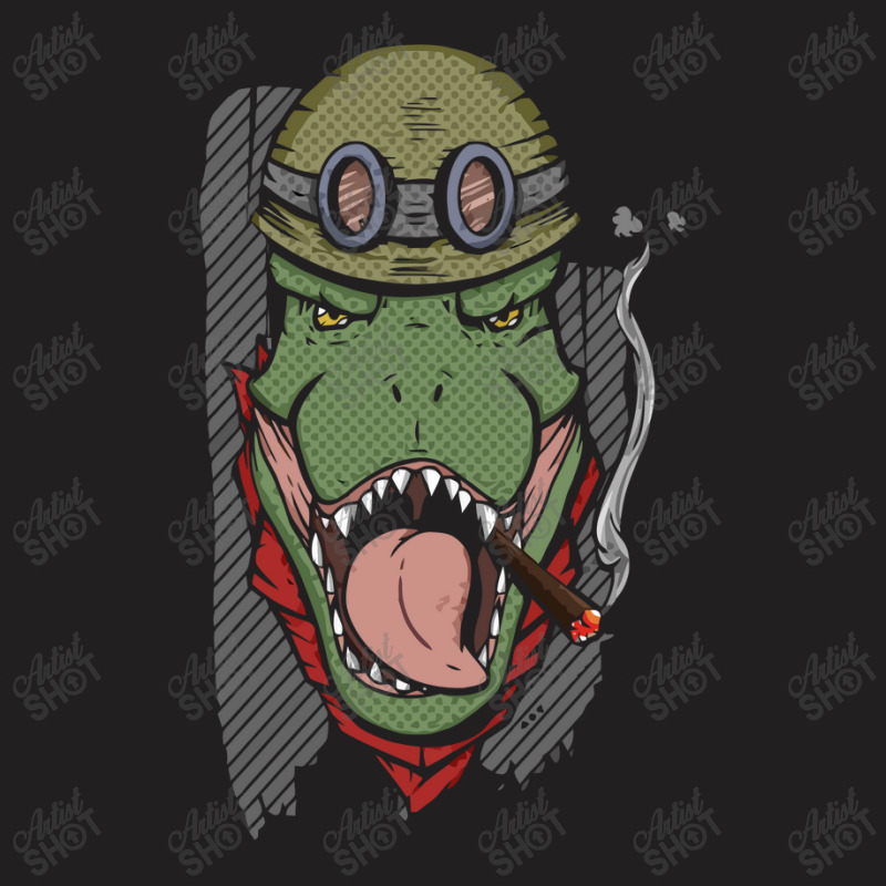 Dinosaur Soldier T-shirt | Artistshot