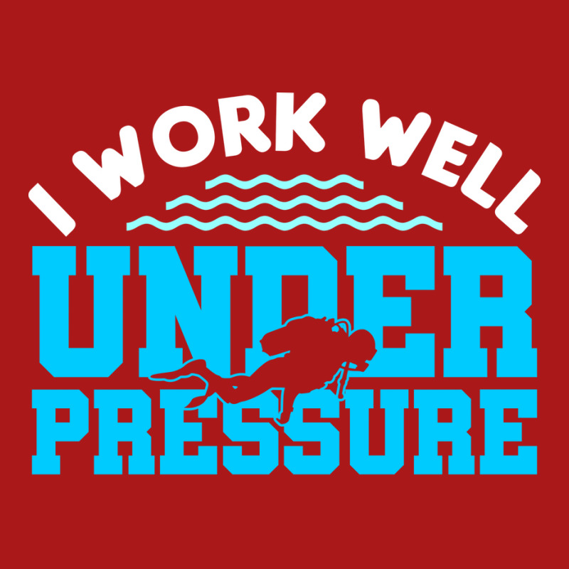 I Work Well Under Pressure Scuba Diving Diver 80s Adjustable Cap by eritrakaroloy | Artistshot