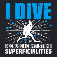 Scuba Diving I Dive Because I Cant Stand Superfici Lightweight Hoodie | Artistshot