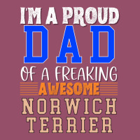 Im A Proud Dad Of A Freaking Awesome Norwich Terri Racerback Tank | Artistshot