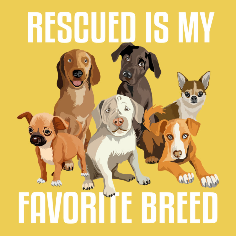 Rescued Is My Favorite Breed Music Trending Graphic T-shirt | Artistshot