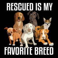 Rescued Is My Favorite Breed Music Trending Pocket T-shirt | Artistshot