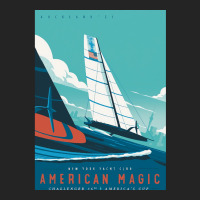 America's Cup   American Magic Poster   Auckland 2 3/4 Sleeve Shirt | Artistshot