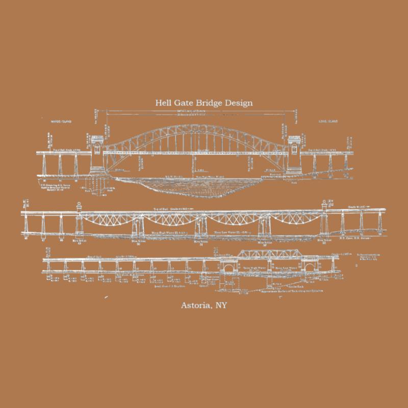 Astoria Hell Gate Bridge Design Vintage Short by doonankettt | Artistshot