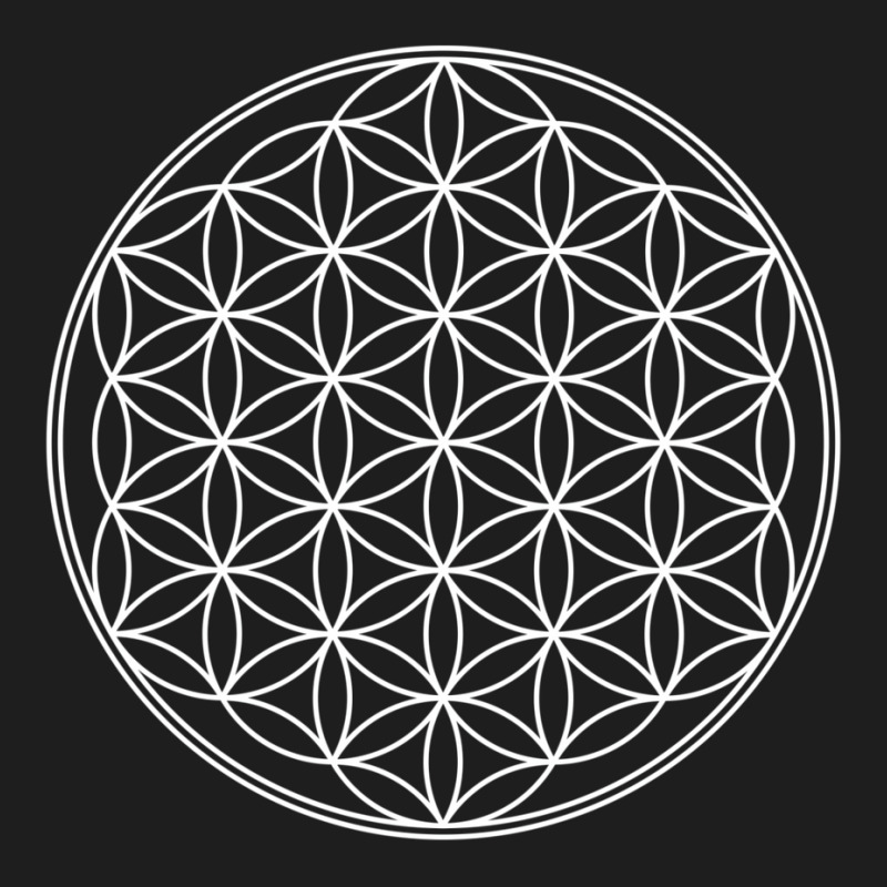 Flower Of Life   Sacred Geometry   Harmony & Balan Classic T-shirt by biegelbarrioq | Artistshot