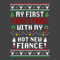 My First Christmas With My Hot New Fiance Vintage T-shirt | Artistshot