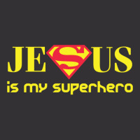 Jesus Is My Superhero Vintage Hoodie And Short Set | Artistshot