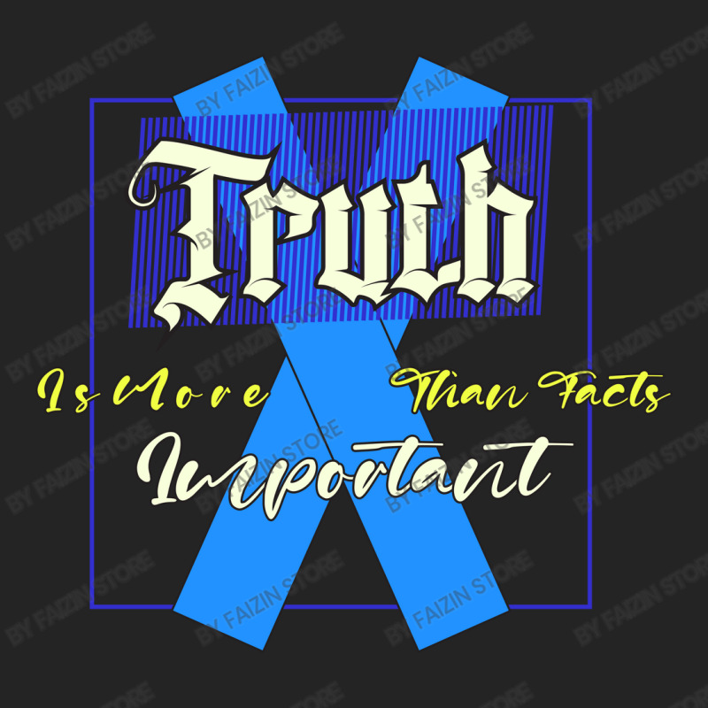 Truth Is More Important Than Facts 3/4 Sleeve Shirt by Faizin Store | Artistshot