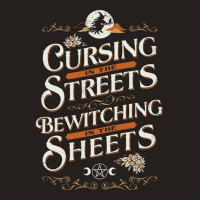 Cursing In The Streets   Vintage Funny Witch Typog Tank Top | Artistshot