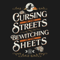 Cursing In The Streets   Vintage Funny Witch Typog Hoodie & Jogger Set | Artistshot