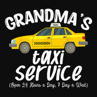 Grandma's Taxi Service Funny Grandparent Gift From Crop Top | Artistshot