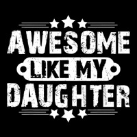 Awesome Like My Daughter Mothers Father's Day Gift Graphic T-shirt | Artistshot