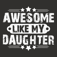 Awesome Like My Daughter Mothers Father's Day Gift Champion Hoodie | Artistshot