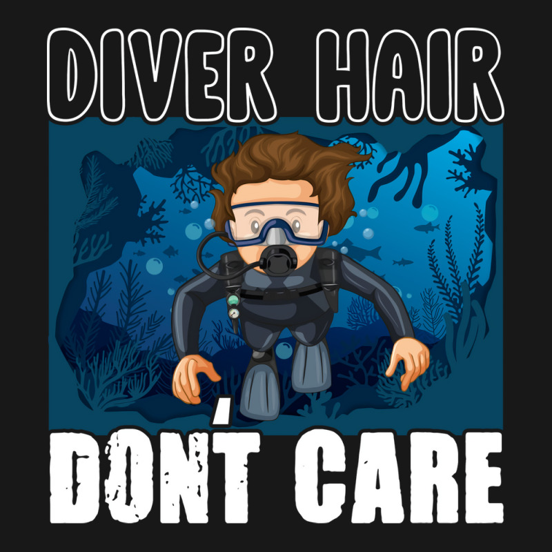 Diver Hair Dont Care Scuba Diving Diver Nostalgia Flannel Shirt | Artistshot