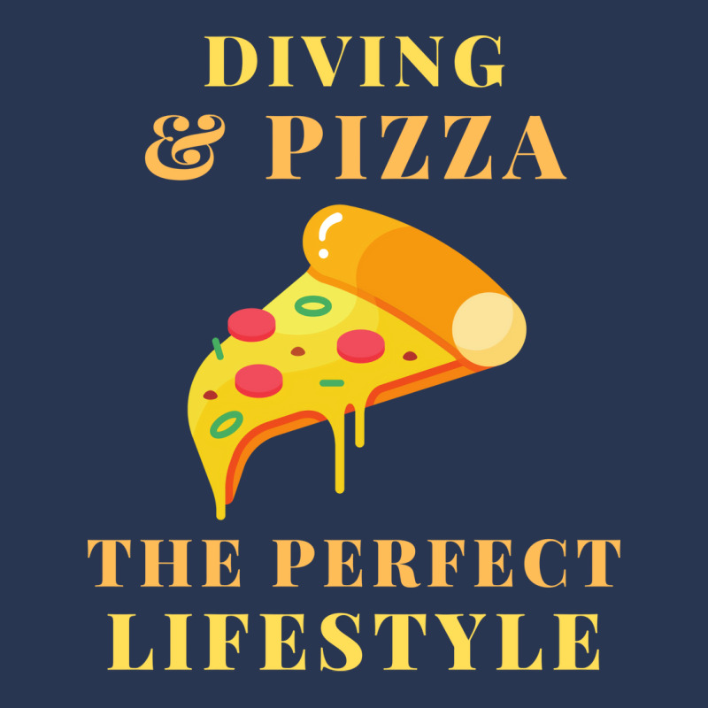 Diving And Pizza Lifestyle Travel Men Denim Jacket | Artistshot