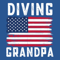 Diving Grandpa American Flag July 4th Hippie T-shirt | Artistshot