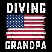 Diving Grandpa American Flag July 4th Hippie Men's Long Sleeve Pajama Set | Artistshot