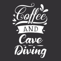 Coffee And Cave Diving Dive Fan Gift Idea Aestheti Vintage Hoodie | Artistshot