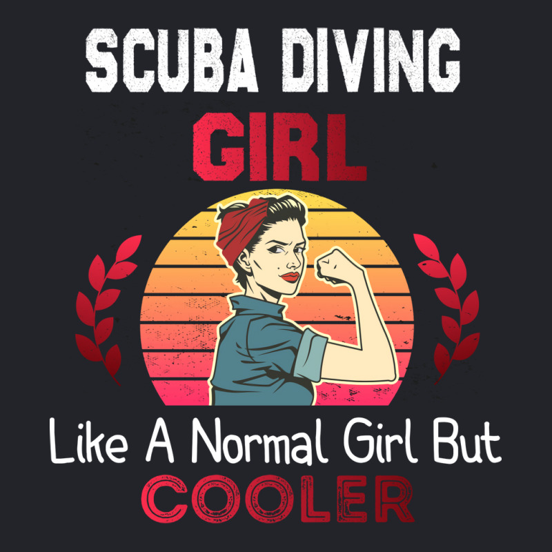 Scuba Diving Girl Like A Normal Girl But Cooler Sc Lightweight Hoodie | Artistshot