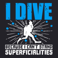 Scuba Diving I Dive Because I Cant Stand Superfici Unisex Sherpa-lined Denim Jacket | Artistshot