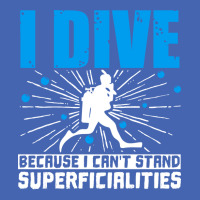 Scuba Diving I Dive Because I Cant Stand Superfici Zipper Hoodie | Artistshot