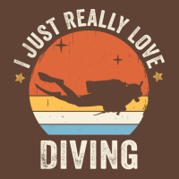 I Just Really Love Diving 80s Retro Vintage Sunset T-shirt | Artistshot