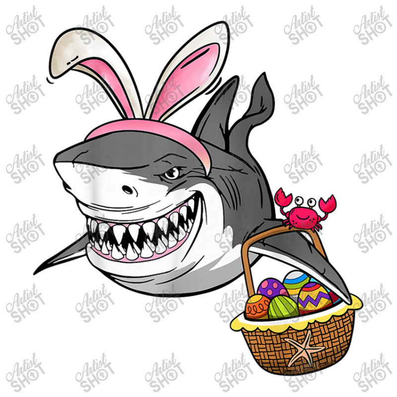 Cool Easter Shark Easter Basket Bunny Ears Happy E Baby Tee by Lauren D | Artistshot