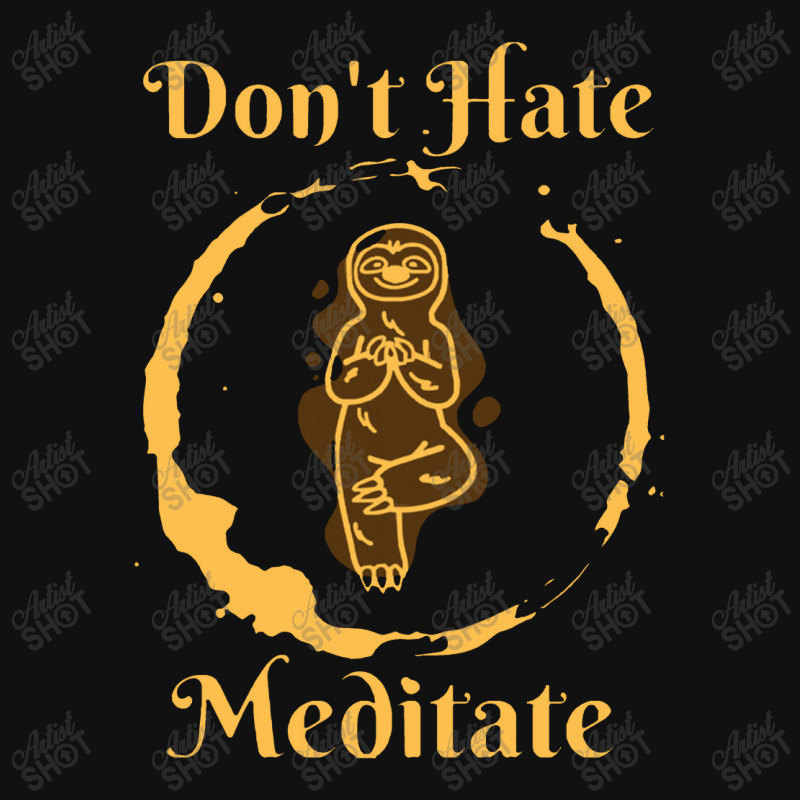 Dont Hate Meditate Graphic Youth T-shirt by luihbecik | Artistshot