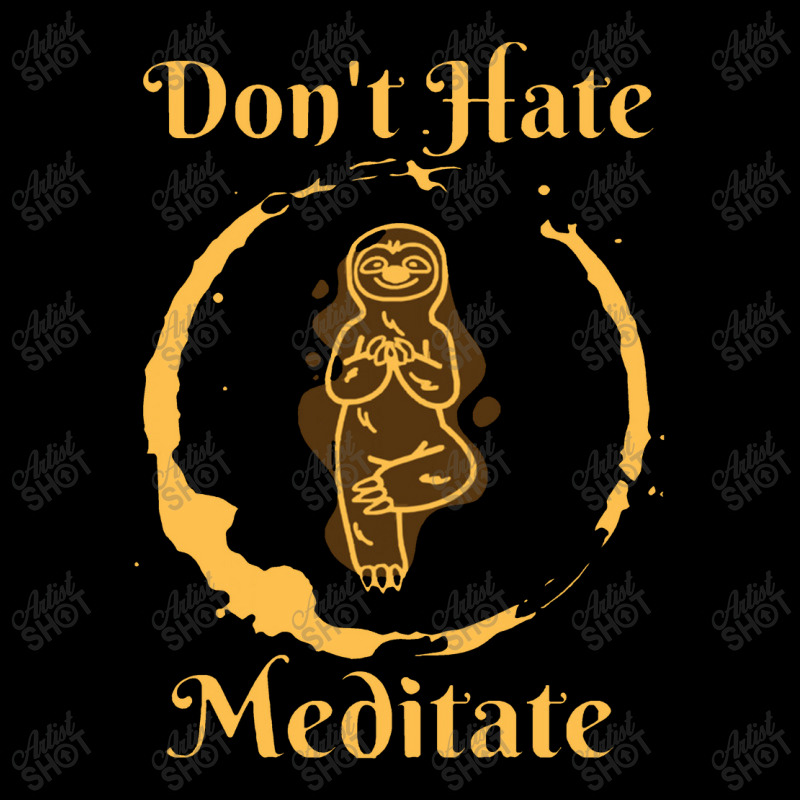 Dont Hate Meditate Youth Zipper Hoodie by luihbecik | Artistshot