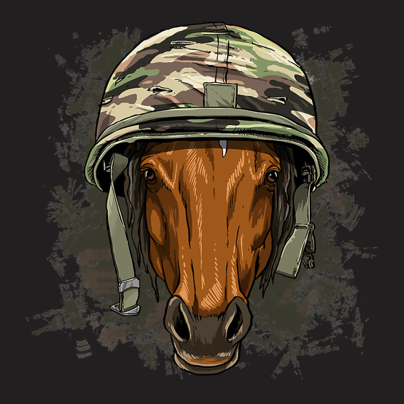 Horse Soldier Veteran Army Horse Farm Animal Lover T-shirt | Artistshot