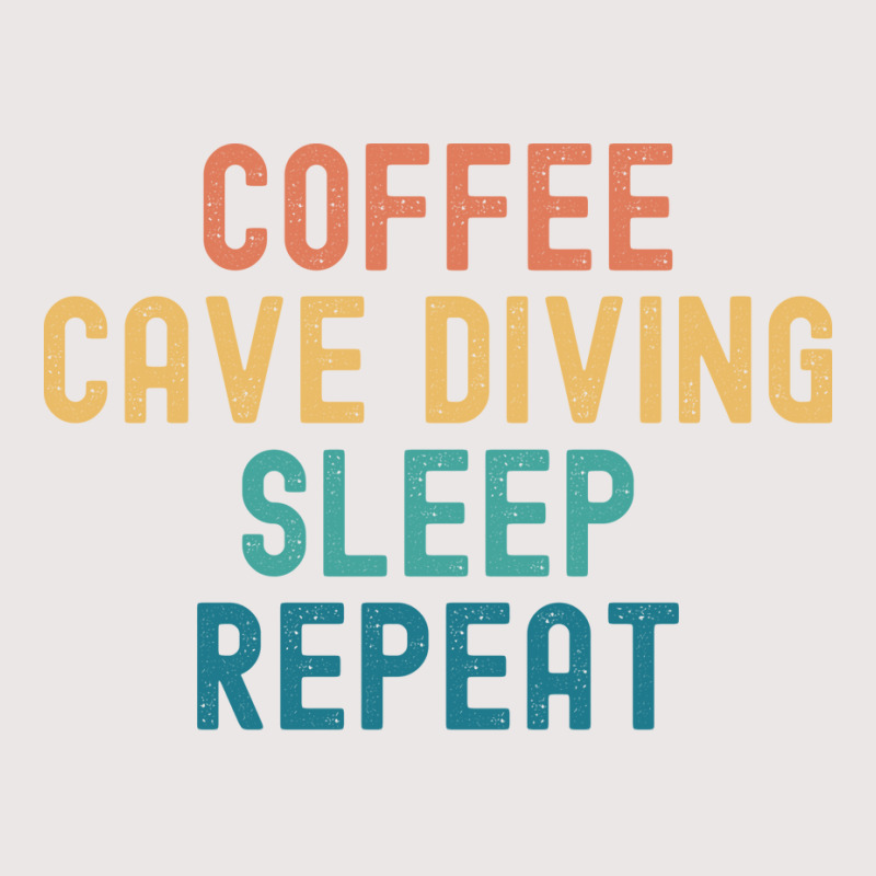 Coffee Cave Diving Sleep Repeat Funny Cave Diving Pocket T-Shirt by tanuskrego | Artistshot