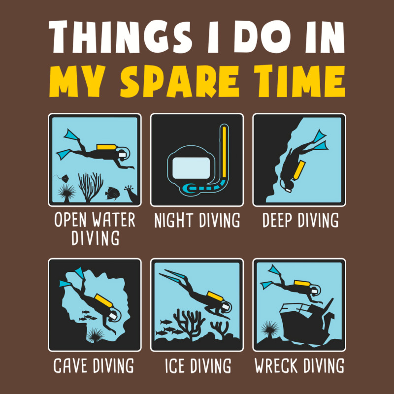 Things I Do In My Spare Time Scuba Diving Diver Lo T-Shirt by tanuskrego | Artistshot