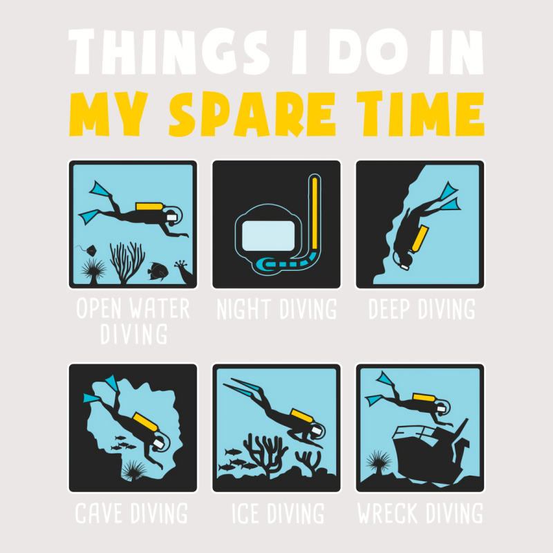 Things I Do In My Spare Time Scuba Diving Diver Lo Pocket T-Shirt by tanuskrego | Artistshot