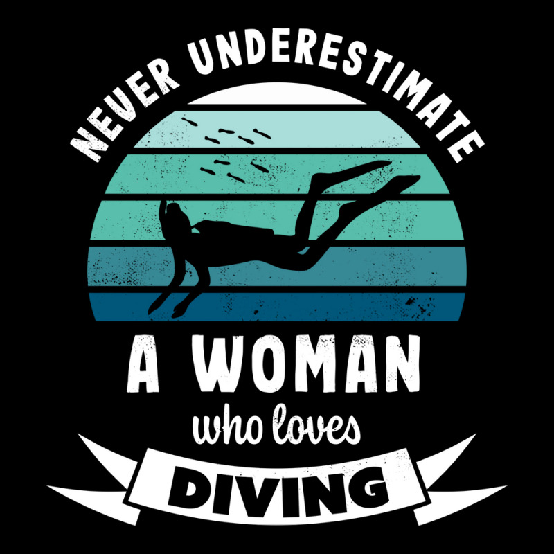 Woman Who Loves Diving Gift For Diver Lightweight Hoodie by tanuskrego | Artistshot