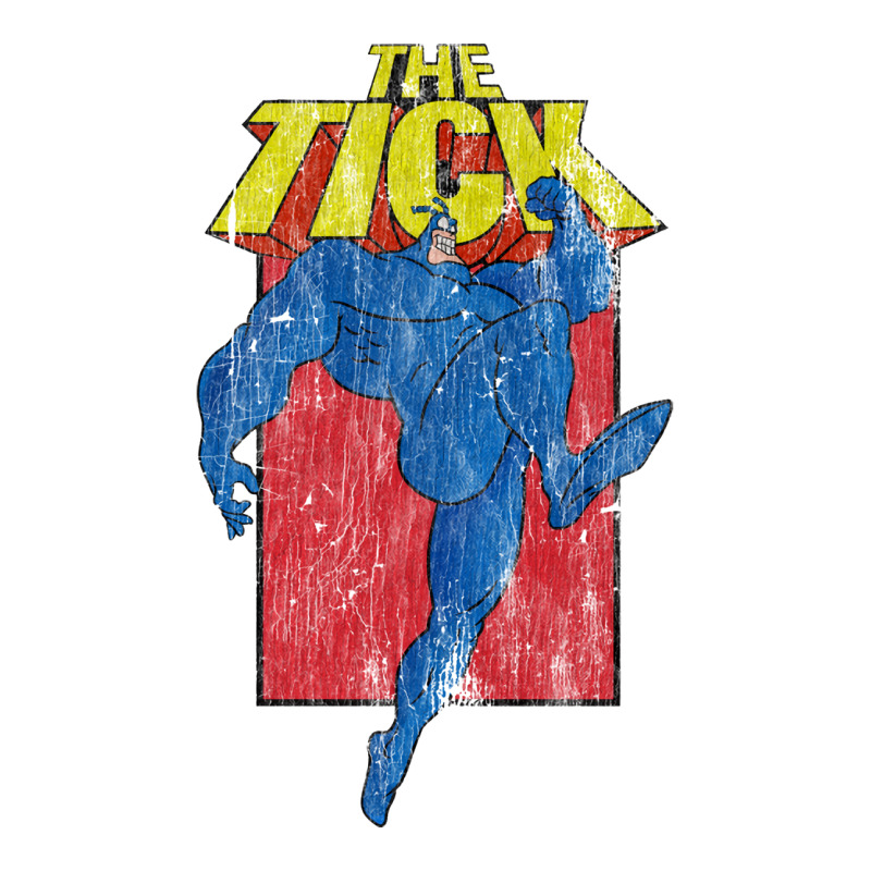 Distressed The Tick Cartoon 3/4 Sleeve Shirt | Artistshot