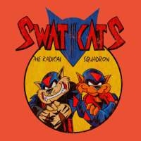 Distressed Swat Kats Ladies Fitted T-shirt | Artistshot