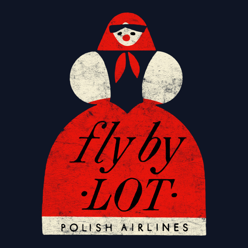 Fly By Lot Polish Airline   Faded Vintage Style (1 Printed Hat | Artistshot