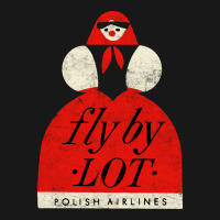 Fly By Lot Polish Airline   Faded Vintage Style (1 Flannel Shirt | Artistshot