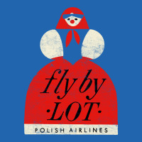 Fly By Lot Polish Airline   Faded Vintage Style (1 Pocket T-shirt | Artistshot