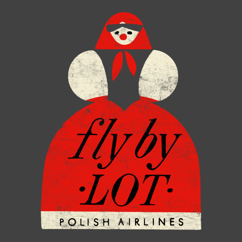 Fly By Lot Polish Airline   Faded Vintage Style (1 Vintage T-shirt | Artistshot