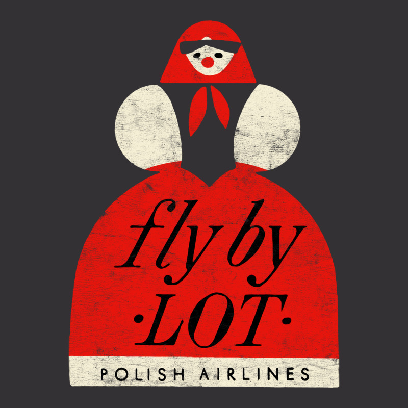 Fly By Lot Polish Airline   Faded Vintage Style (1 Vintage Hoodie And Short Set | Artistshot